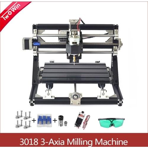 CNC 3018 Machine Laser Engraver Wood CNC Router Machine GRBL ER11 Hobby DIY Machine for Wood PCB PVC Mini CNC3018 Engraver