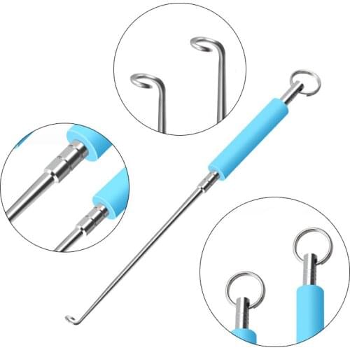 LEDIAO Stainless Steel Fishing Hook Remover Portable Hook Picker Safety Extractor Decoupling Device Fishhook Detacher Tackle