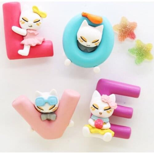 Fridge magnet cartoon LOVE sweet alhpabet letter kids like kitchen decoration magnetic sticker creative paste art crafts gift