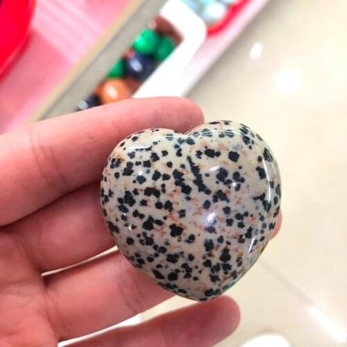Small Natural quartz peacock stone heart shaped crystal agate heart
