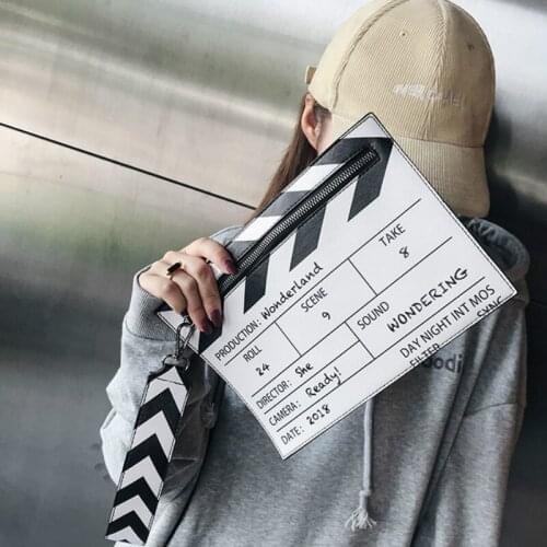 Fashion Design Women Film Field Card Clutch Bag Zipper Party Clutch Wallet Messenger Shoulder Bag Phone Pouch Bolso Mujer