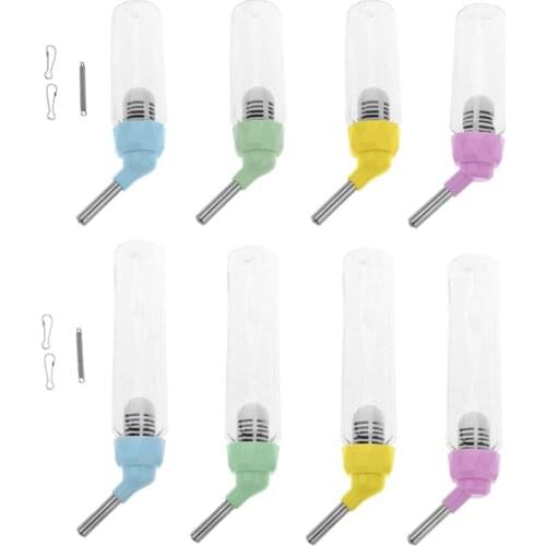 Pet Leak Proof Water Bottle Hamster Cage Hanger Water Dispenser L4MB