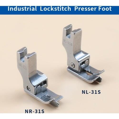 NR-31S NL-31S Right / Left Stitch in Ditch Guide Presser Foot for Industrial Lockstitch Sewing Machine Accessories Pack Waist
