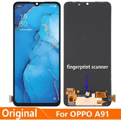 Original 6.4" For OPPO A91 PCPM00 CPH2001 CPH2021 LCD Dispaly Touch Digitizer Screen Assembly