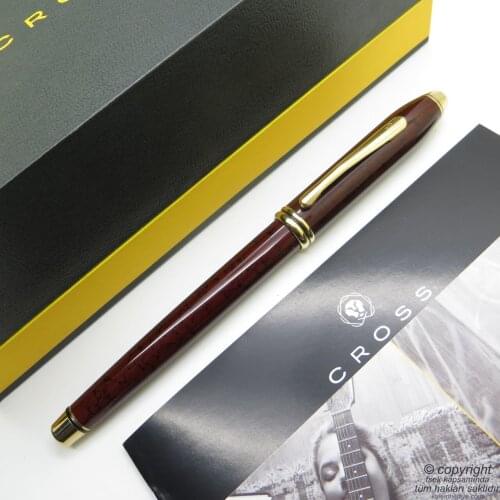 Cross Townsend Sienna Red Marble Fountain Pen | İsme Special Pen