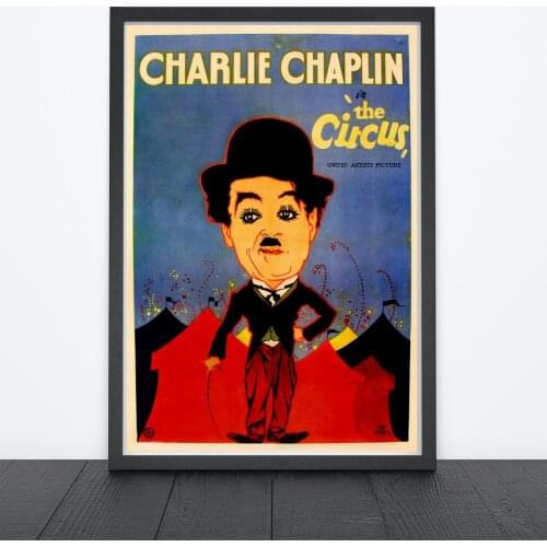 The Circus (1928) Poster silent film Print Charlie Chaplin Al Ernest Garcia Art Gift