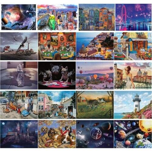 Hot Sale Puzzle 1000 Pieces Adult Puzzle Jigsaw Parper Puzzle Adulto Educational Toys 1000 Pieces Puzzle Toy For Childrens Gift