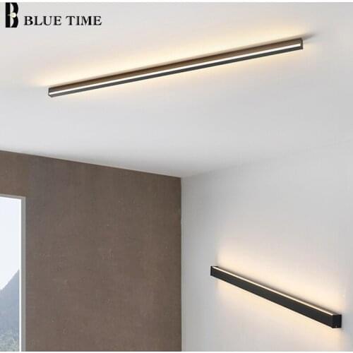 Creative Strip LED Ceiling Light for Living Room Bedroom Decor Ceiling Lamp Bedside Lights Home Indoor Lighting Fixtures L120cm