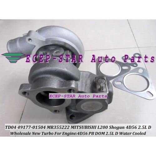TD04-10T 49177-01513 49177-01505 MR355223 MD194843 Turbo Turbine For Mitsubishi Pajero II L200 L300 Shogun 4D56 PB DOM DE 2.5L D