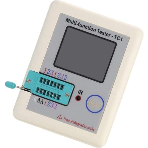 Transistor Tester 1.8 inch Display Multi-function LCR-TC1 Tester Detector for Diode Triode Capacitor Resistor NPN PNP