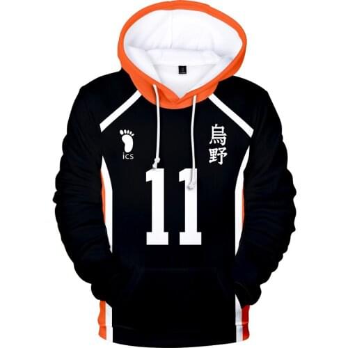 Hot sale Anime Haikyuu Hoodies Men/women 3D Print Harajuku High Quality Haikyuu spring autumn Hoodies Sweatshirt loose clothes