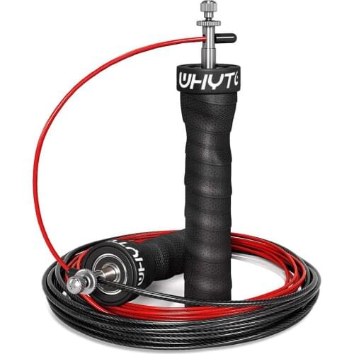 High Speed Jump Skip Rope Skipping Cable Ball Bearings Weight-bearing Adjustable 3 Meters Steel Wire For Workout Fitness WOD MMA