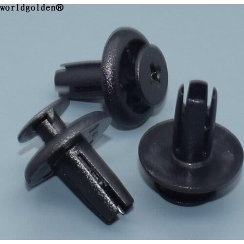 Worldgolden 100pcs auto fasteners Shroud Seal Board Push-Type Retainer for Mazda GA5R-56-392