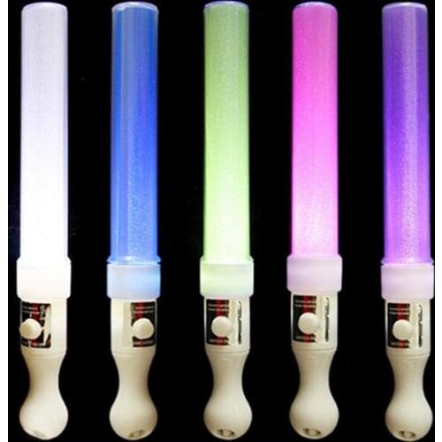10pcs/lot 26CM Flashing Stick Concert Bar Supplies LED Glowing Magic Wands Stick Christmas Birthday Decoration Light Up Kid Toys
