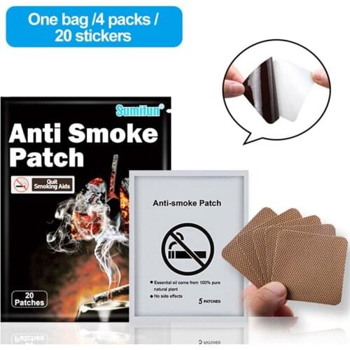 20Pcs Stop Smoking Anti-smoke Patch Quit Smoking Balm Patch Not Cigarettes Smoking Cessation Plaster Smoker Health Therapy