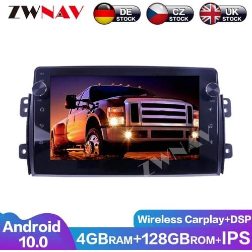 4G+128G Android10 DVD Player Cars Navigation Auto Radio Multimedia For Suzuki SX4 2006-2017 GPS Head Unit DSP Audio