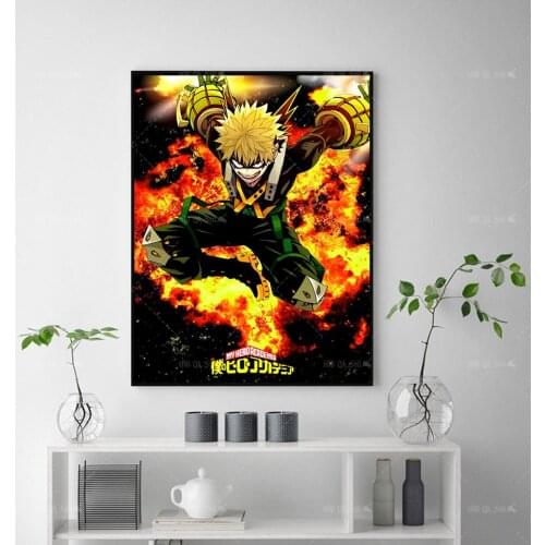 5D DIY Diamond Painting Anime Poster My Hero Academia Bakugo Cross Stitch Kit Full Drill Diamond Embroidery Art Home Decor