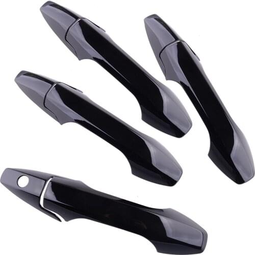 8Pcs/Set ABS Gloss Black Car Exterior Door Handle Cover Trim Fit For Acura MDX RDX SUV TSX Honda CRV 2007 2008 Styling