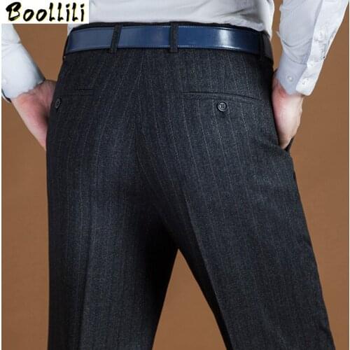29-50 Summer High Quality Suit Baggy Pants For Men Spring Autumn Male Formal Business Thin Stretch Office Dress Long Trousers