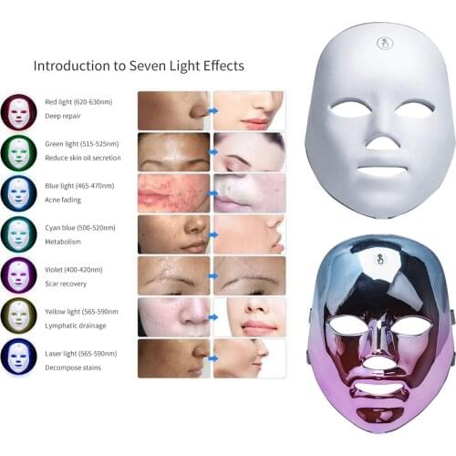 Home LED Face Mask Skin Rejuvenation Therapy for Facial Skin Care Anti Aging