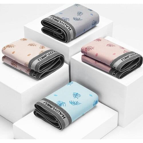 Boxer En Coton Pour Hommes Sous-Etement De Marque Culotte Masculine Short Respirant Poche Convexe en U Tendance Grande