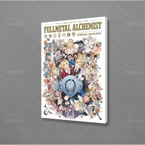 HD Print Painting Home Decor Canvas Fullmetal Alchemist Poster Modular Pictures Japan Anime Modern Living Room Frame Wall Art