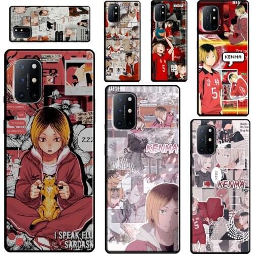 Kozume Kenma Haikyuu Anime For Realme 8 7 6 Pro Q3 C21 C15 C3 GT Neo Phone Case For OnePlus 9 Pro 8 Pro 7T 8T 9R Nord
