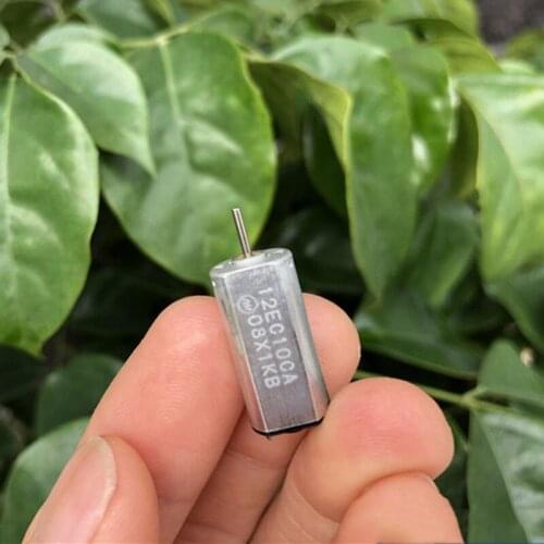 Minebea Motor 12EC10CA Mini 8mm*10mm*20mm M30 Motor DC 1.5V 3V 4.5V 15500RPM High Speed 1mm diameter Metal Brush Quiet