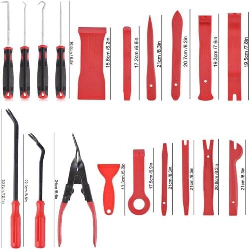 11/13/19/31/38pcs Hand Tool Kit Pry Disassembly Tool Car Audio Dash Tirm Panel Installer Removal Auto Opening Repair Tools Set