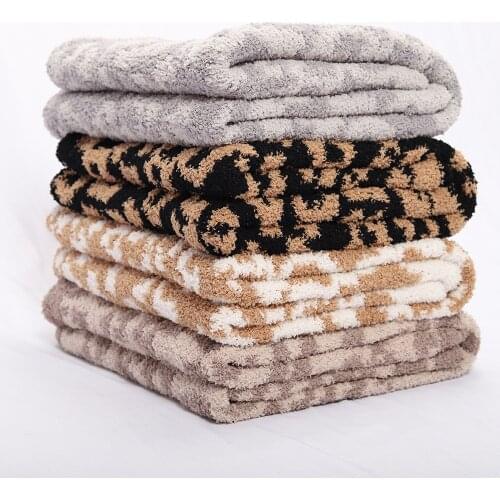 NEW 120*100cm Short Plush Baby Blankets Soft Baby Swaddle Wrap Toddler Kids Sofa Bedding Blankets Multi-Functional Small Blanket