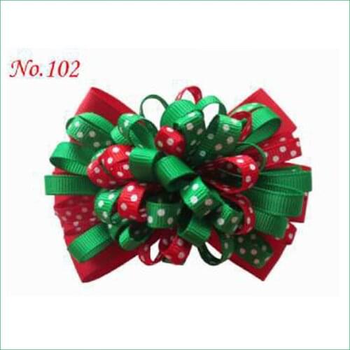 2015 New Hot Sell Baby Hair Accessories With Pure Manual Crafts Animal Print Children 4"Fireworks Hair Bows 20pcs Free Shipping