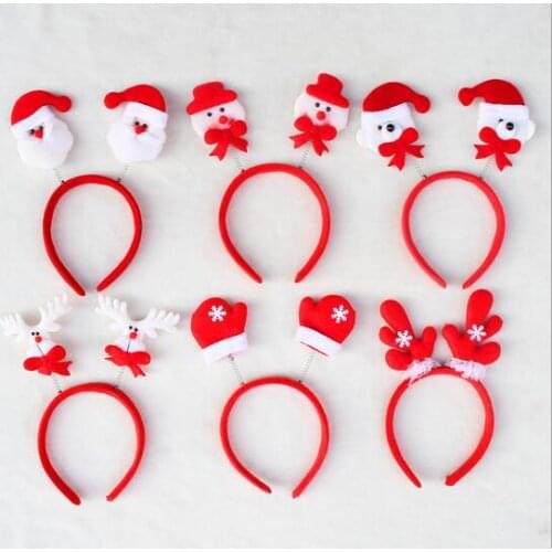 New Arrive Christmas decorations Santa Claus Fawn headband head buckle Christmas party Headwear