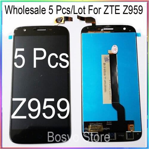 Wholesale 5 Pcs/Lot For ZTE Blade Z959 LCD Screen Display with Touch Digitizer Assembly