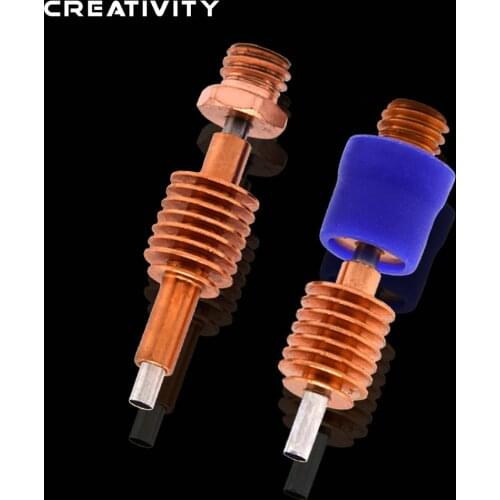 Creativity Red Lizard Aluminum and Copper Hot End V1 Universal Standard Flow High Flow Pipe 3D Printer Accessories