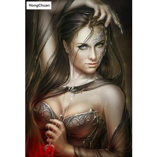 Sexy woman 5D diamond painting full square/round diamond embroidery handmade rhinestone DIY mosaic home decoration mural