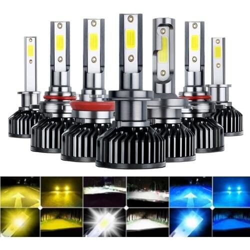 LED Turbo Car Headlight H1 Lamp H11 LED Bulbs H7 H8 H4 Headlamps Kit 9005 HB3 9006 HB4 6000k Fog light 12V LED Lamp M2 12000LM