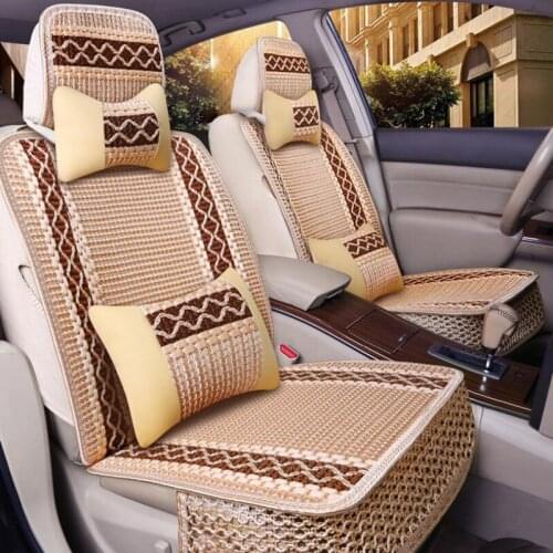Universal Ice silk car seat covers For Suzuki Swift Wagon GRAND VITARA Jimny Liana 2 Sedan Vitara sx4 auto accessories styling