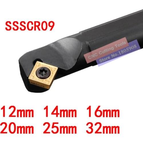 1PCS S12M-SSSCR09 S14N-SSSCR09 S16Q-SSSCR09 S20R-SSSCR09 S25S-SSSCR09 S32T-SSSCR09 S12M-SSSCL09 SSSCL09 CNC Turning Tools
