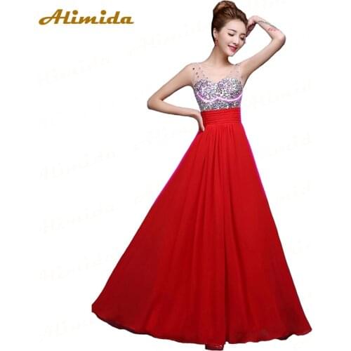 Womens Evening Chiffon Dresses Alimida China