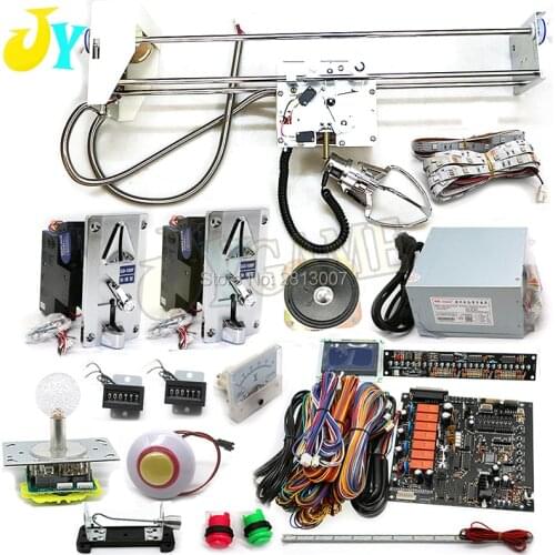 English version toy crane game machine DIY kit for claw game motherboard LCD display wires Gantry power supply coin acceptor
