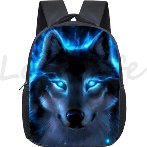 Cool 3D Animal Lion Wolf Backpack kindergarte Rucksack Kids Bookbags Mochila Children School Bag for Boys Girls School Backpacks