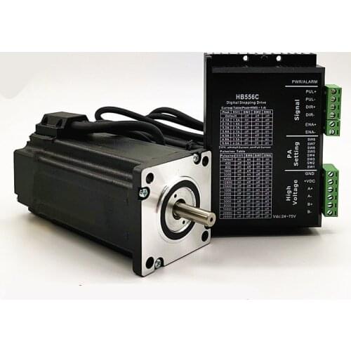 Nema 24 Stepper Motor Kit 60BYG 1.6N.m/1.95N.m/4N.m+ Digital Driver HB556C