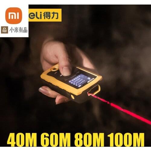Youpin youpin deli Laser rangefinder high precision indoor and outdoor handheld distance electronic ruler 40m60m80m100m