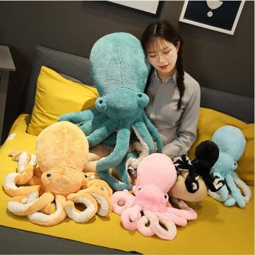Cute octopus doll children plush toy sleep pillow kids stuffed toy birthday gift sea animal