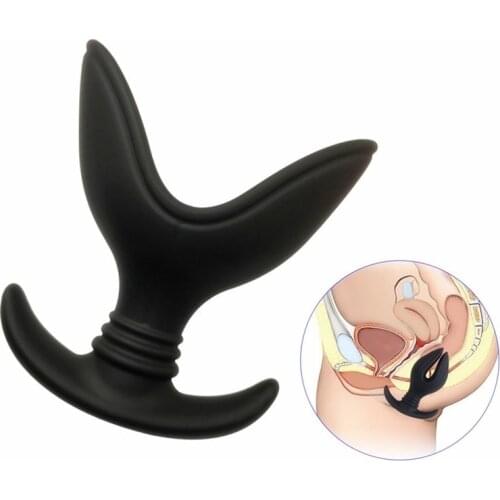 NEW Wear Out Silicone Big Black Retractable Dilator Anal Dildo Enema Plug Erotic Toys Sex Products Gay Adult Sex Toys for Women