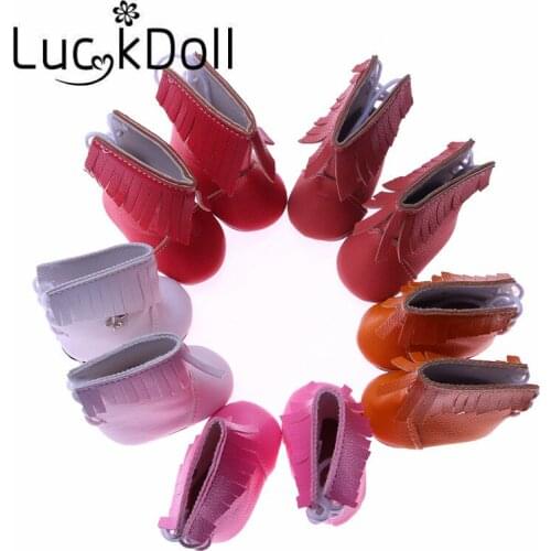 New style 5 color Doll Shoes Fits 18'' Doll Clothes Boots Shoes Doll Accessories the gift for children