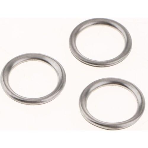 50pcs Engine Oil Drain Plug Metal Crush Washer Seal O-Ring Gasket for Mitsubishi V5 V6