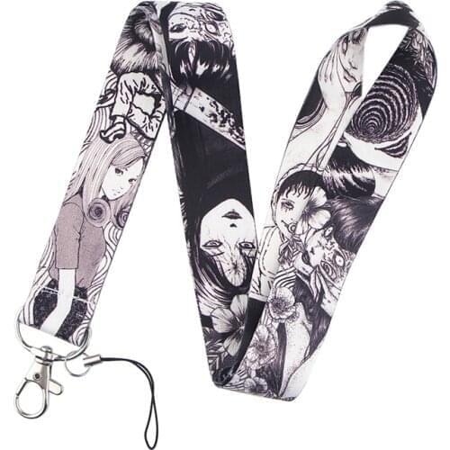 Horror characters TOMIE Lanyard for Keys Phone Cool Neck Strap Lanyard for Camera Whistle ID Badge Cute webbings ribbons Gifts