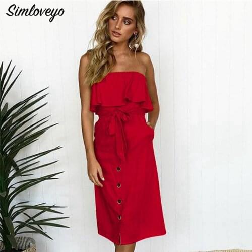 SIMLOVEYO Light Summer Dresses