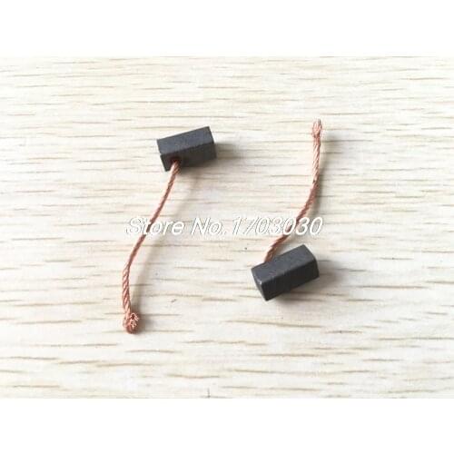 50 Pcs Replacement 6x6x12.5mm Electric Motor Carbon Brush